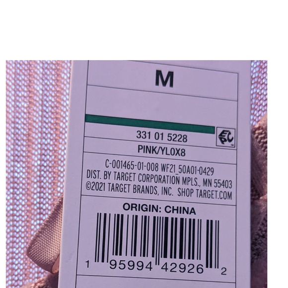 Wild Fable Rib Tunic M Oversize Long Sleeve Mauve Pink V Neck Boxy Side Slit Top - Picture 11 of 11